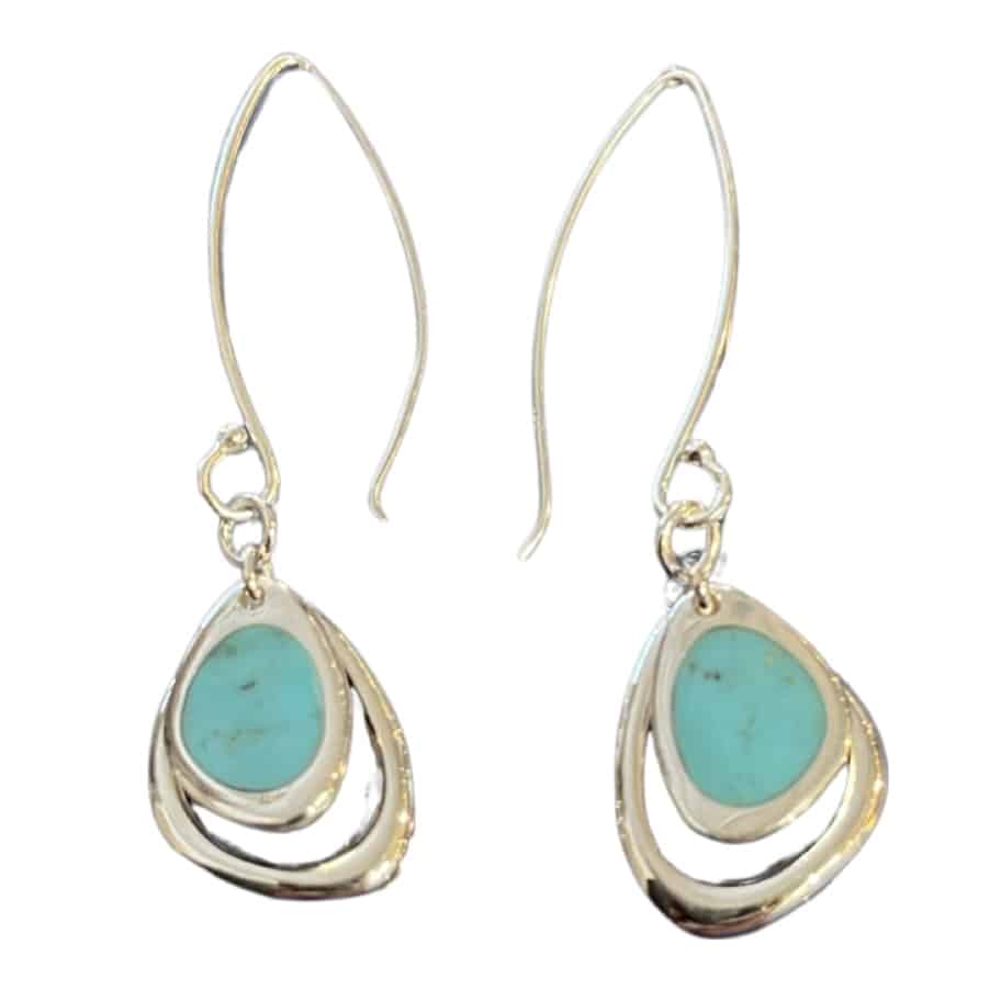 Silver pebble earrings Silver pebble earrings