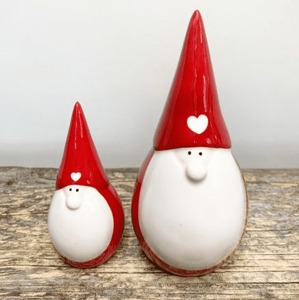 Red and White Heart Gonk, 15cm