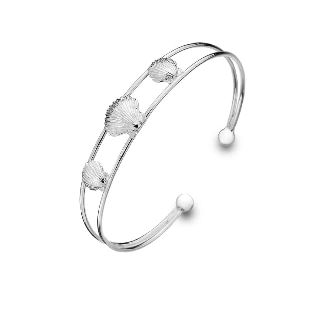 Scallop Shell Cuff Bangle Scallop Shell Cuff Bangle