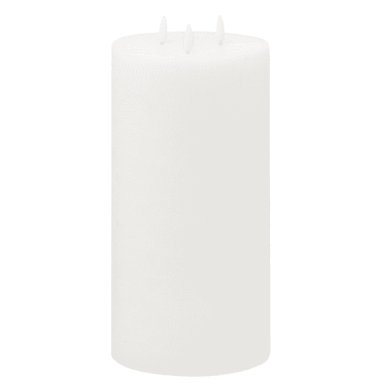 Luxe Collection Natural Glow 6x12 LED White Candle