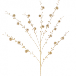 Metallic Thistle Spray 80cm