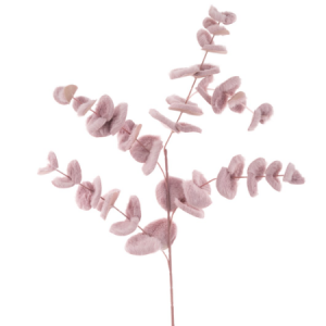 Pink Faux Fur Eucalyptus