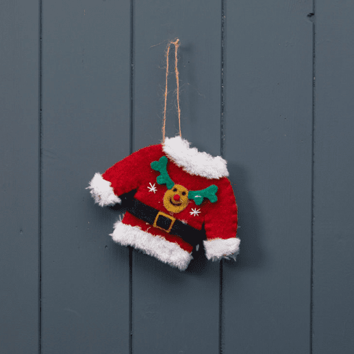 Sale Hanging Christmas Jumper Home Sweet Home
