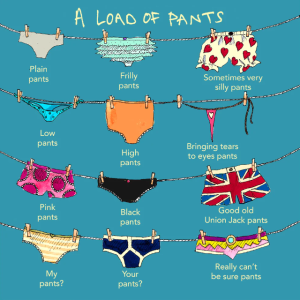 'Load of Pants 22' Greetings Card