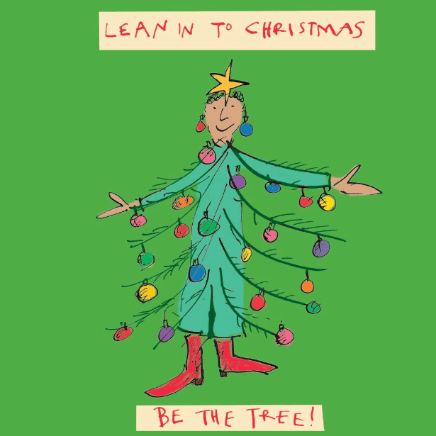 'Be the Tree' Greetings Card