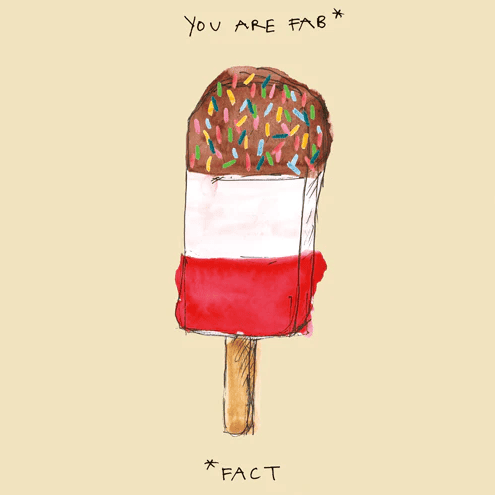 'You Are Fab' Greetings Card