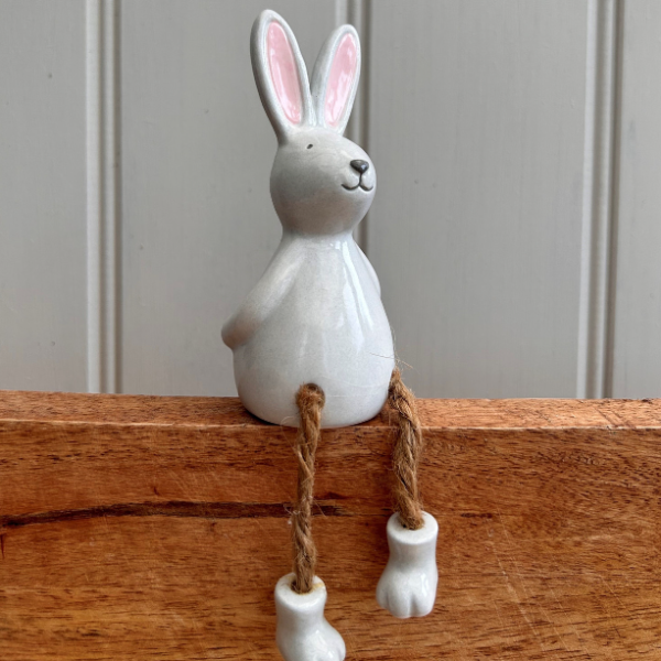 Ceramic Rabbit with Dangly Legs