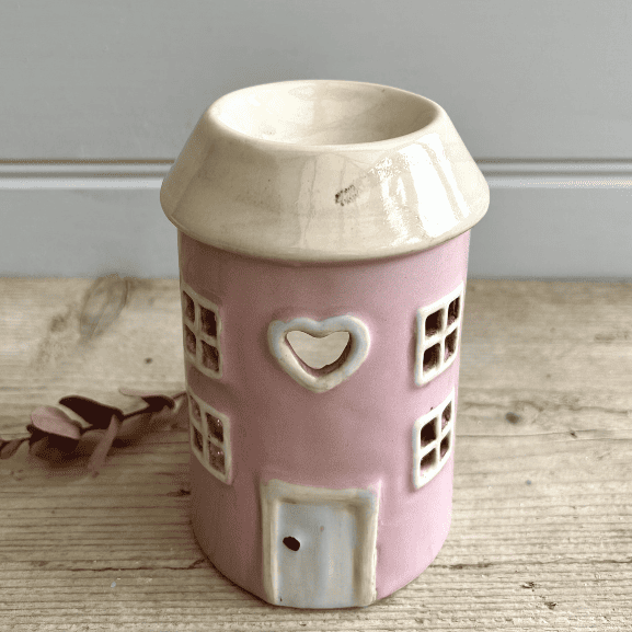 Pottery House Wax Burner 13cm - Pink