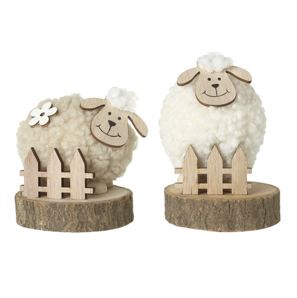 Standing Fluffy Sheep – Sold Individually | Home Sweet Home