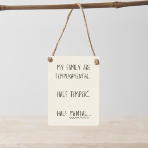 Family Mini Metal Sign