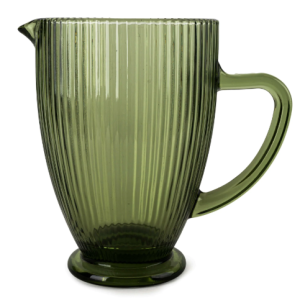 Large Ridged Glass Jug