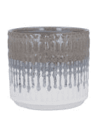Brown/Blue Reactive Glaze Pot Cover