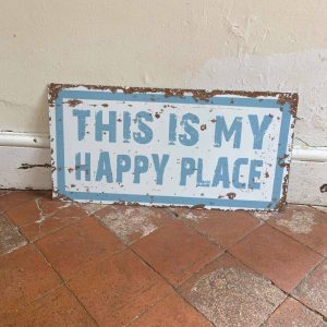This is My Happy Place - Metal Wall Sign