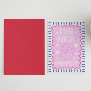 Big Nick Energy A6/5x7 Christmas card