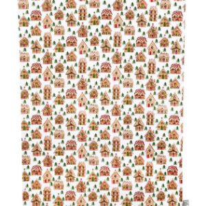 Cotton Tea Towel 70cm - Gingerbread House