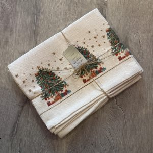 Nostalgia Tree Polylinen Table Runner