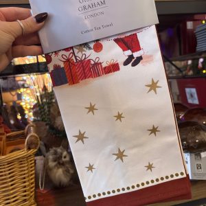 Nostalgia Santa Cotton Tea Towl