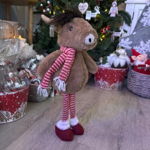 Plush Standing Highland Cow Orn