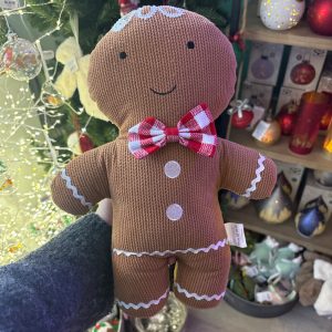 Plush Gingerbread Man Standing Orn