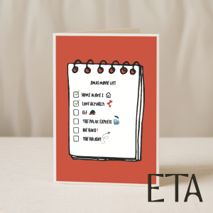 Christmas Movies Card 5x7 card - Collab X ETA