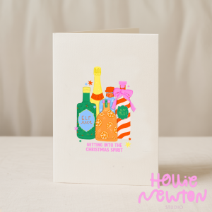 Getting into Christmas Spirit 5x7 card - Collab X HN