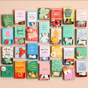 Tiny Matchbox Ceramic Mushroom Token