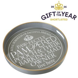 Grey Faithful Friends Text Tray