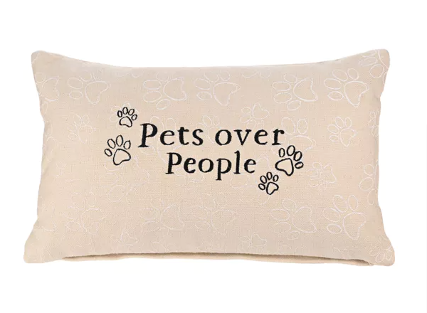 Best of Breed 'Pets Over People' Cushion