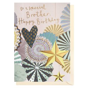 Happy Birthday Brother | Male Birthday Card