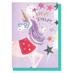 Unicorn Birthday Card | Female Birthday | Girls Birthday