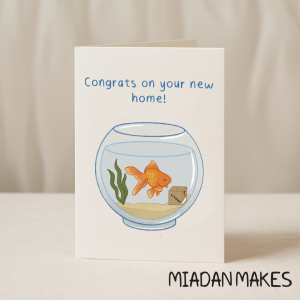 Congrats on your new home 5x7 card - Collab X MM