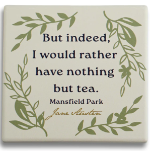 Coaster Ceramic Square - Jane Austen (Mansfield Park)