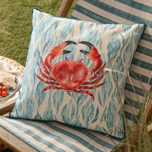 Abersoch Crab Outdoor Cushion Marine