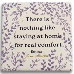Coaster Ceramic Square - Jane Austen (Emma)