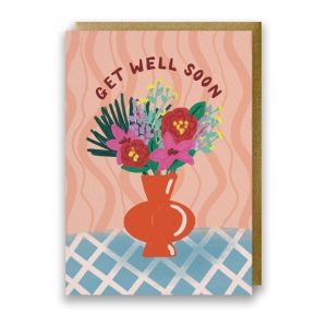 Chic Vases Get Well Soon Card