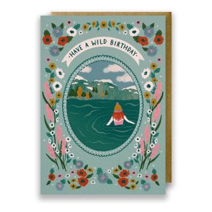 Wild Swimming Adventure Birthday Card - Have a Wild Birthday