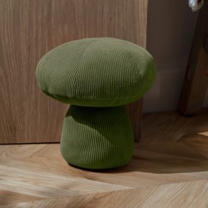 Cord Mushroom Door Stop Forest Green