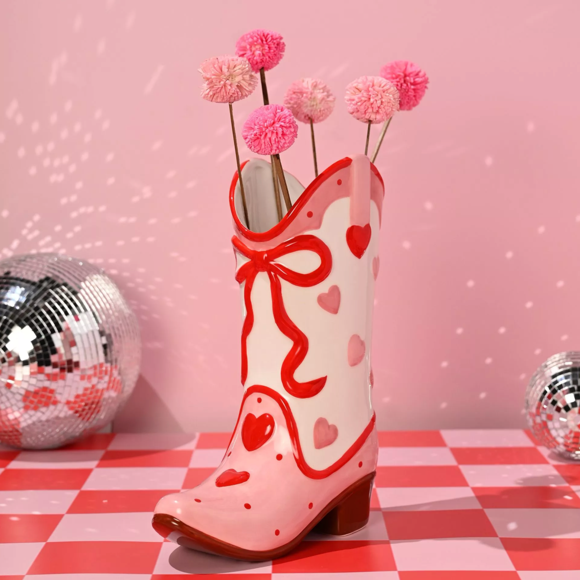 The Feel Good Club Cowgirl Boot Vase Home Sweet Home Gifts Barnstaple North Devon