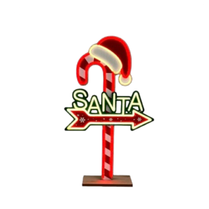 LED Santa Cane 30x50cm