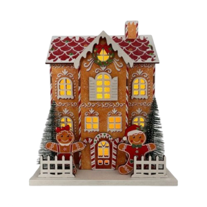 LED Gingerbread House 20x24cm