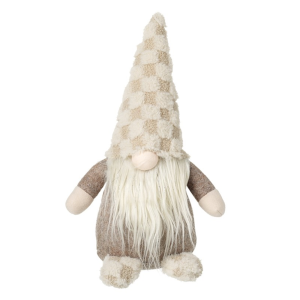 Gonk In Check Fluffy Hat