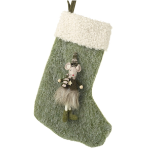 Green Mouse Stocking