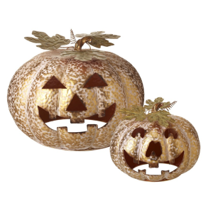 Gold Cut Out Pumpkins