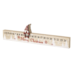 Merry Christmas Santa Ruler Advent Calendar