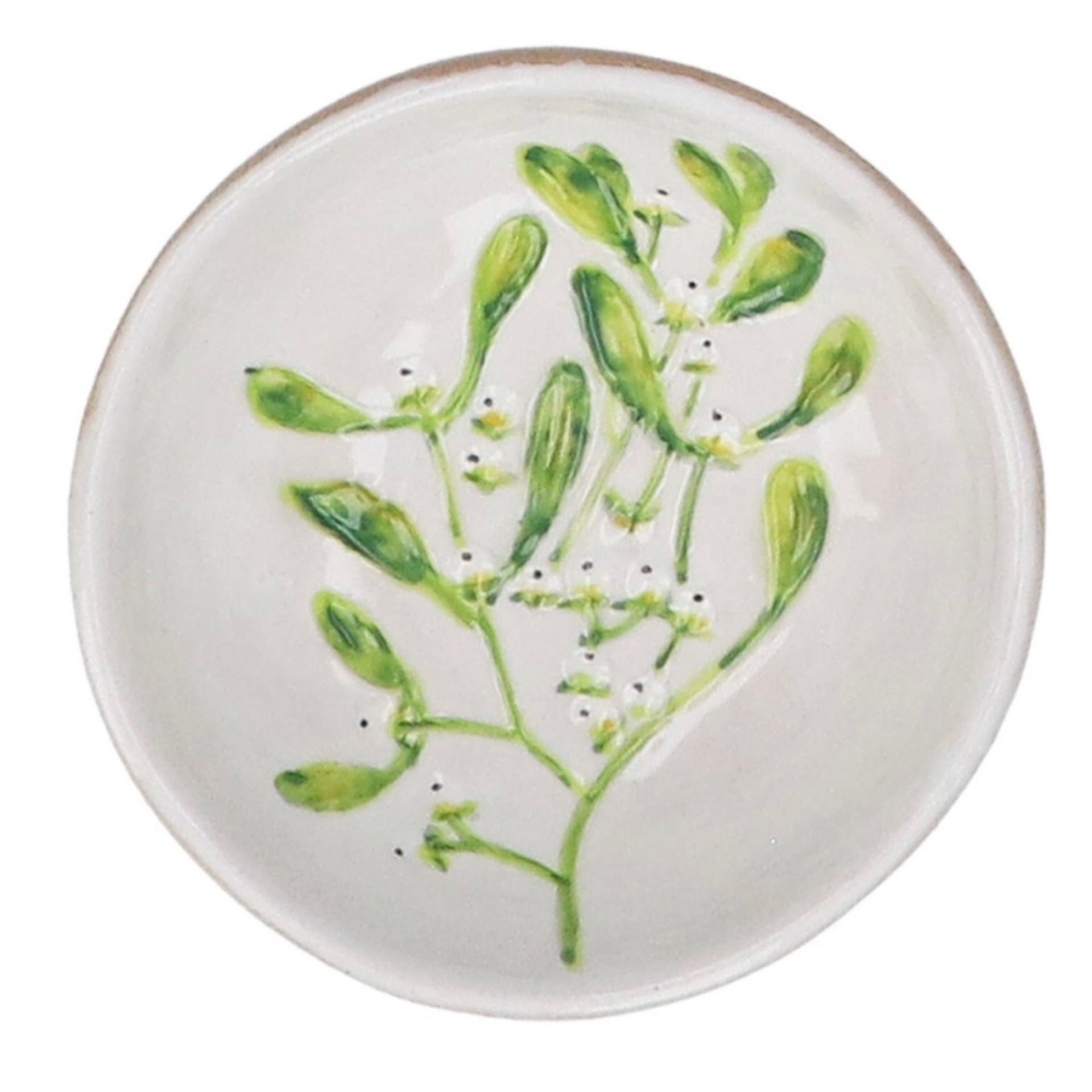 Stoneware Bowl, Small – Mistletoe