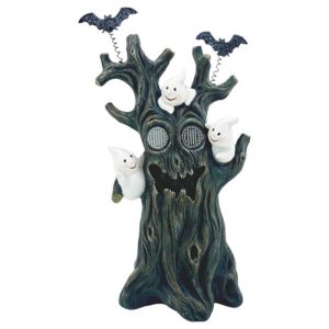 LED Ghost Scary Tree 18 x 34cm